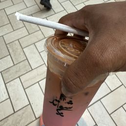 Iced Red velvet latte Iced Red velvet latte
