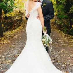 Judith's Boutique and Alteration - This  photo # two after I redesigned the back neckline. Do not discourage if you can't find the exact style of your dream dress