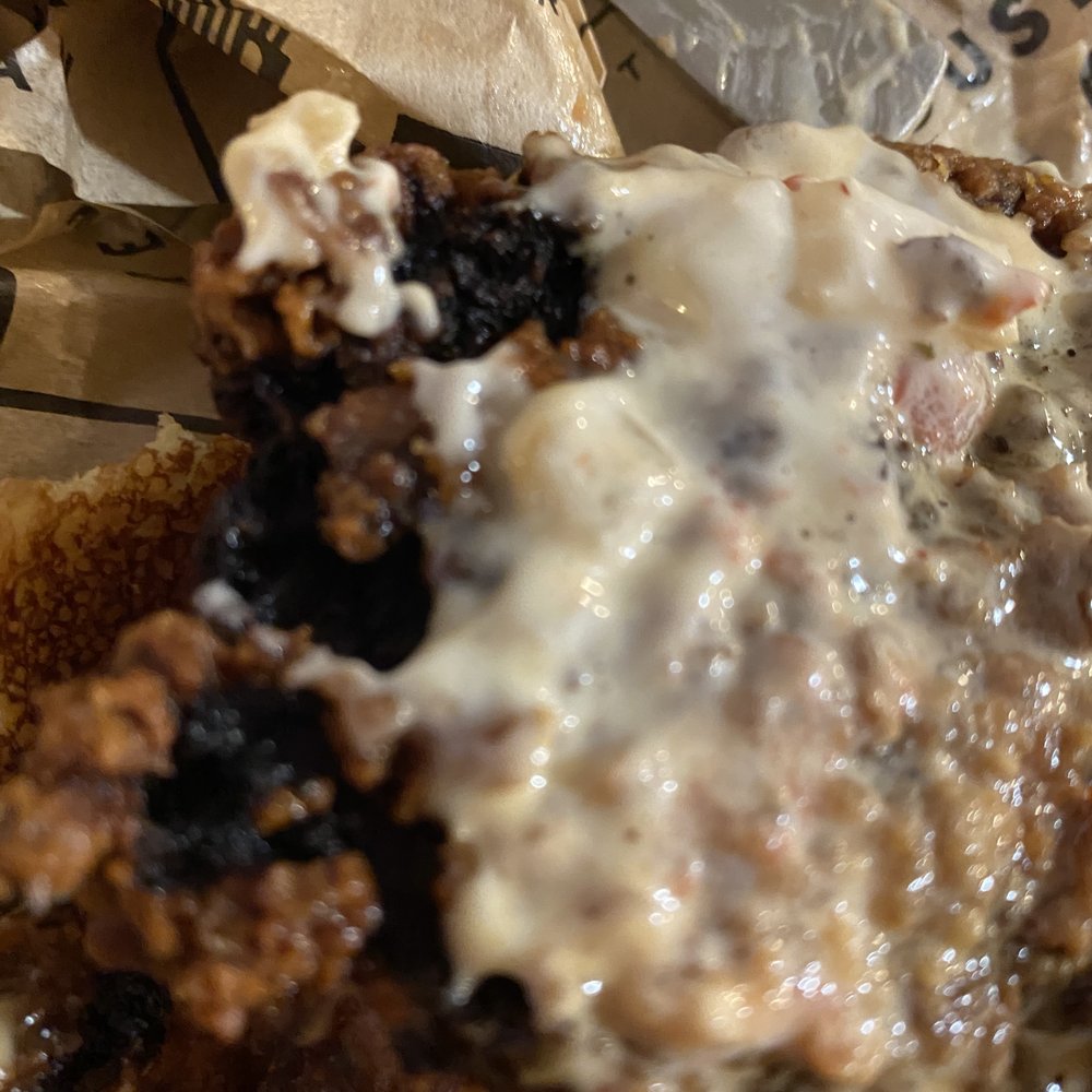 Wayback Burgers - Burnt chicken BLT claimed it was not battered fully - American Near Me - Reno, Nevada Wayback Burgers - Burnt chicken BLT claimed it was not battered fully - American Near Me - Reno, Nevada