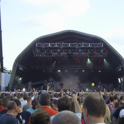 Stadtwerke Festival Potsdam Open Air - Blick auf die Open Air Bühne im Somer 2007.