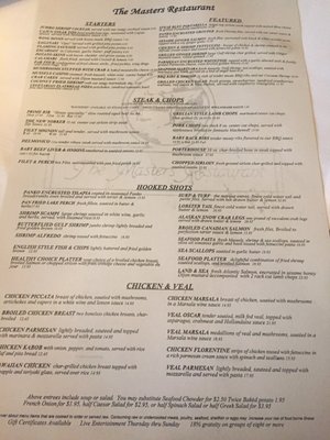 Menu photo 4 Masters Restaurant Madison Heights, MI
