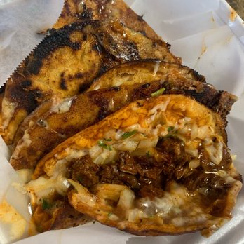 Las Marias - QUEZATACOS comes with Birria soup (really cheesy and delicious!) - Mexican Near Me - Monrovia, California