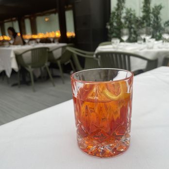 Black+Blue Vancouver - Pear Negroni - Steakhouses Near Me - Vancouver, British Columbia