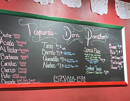 Menu photo 6 Taqueria Don Pancho Columbia, MO Menu photo 6 Taqueria Don Pancho Columbia, MO