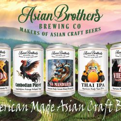 Asian Brothers Brewing Company - Our current can line up. Asian Brothers Brewing Company.