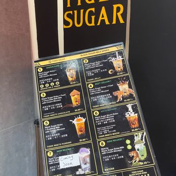 Tiger Sugar - Menu - Bubble Tea Near Me - Providence, Rhode Island