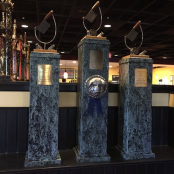 Whole Hog Cafe - Trophies (from competitive BBQ contests!) you see as you enter - Barbeque Near Me - Cherry Hill, New Jersey Whole Hog Cafe - Trophies (from competitive BBQ contests!) you see as you enter - Barbeque Near Me - Cherry Hill, New Jersey