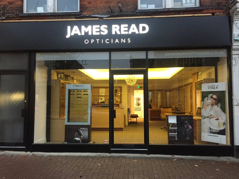 JAMES READ OPTICIANS 36 Station Road, Upminster, London, United