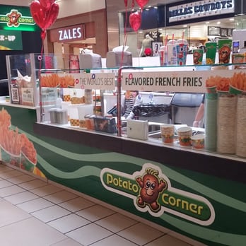 Potato Corner - The front of the food booth - Chicken Wings Near Me - Lubbock, Texas