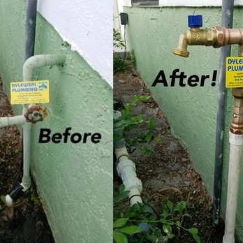 Dylewski Plumbing - New water main shut off and hose bib installed in Stuart, Florida - Plumbing Near Me - Stuart, Florida