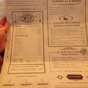 Woki Organic Market - Una parte del menú comida/cena. - Japanese Near Me - Barcelona, B Woki Organic Market - Una parte del menú comida/cena. - Japanese Near Me - Barcelona, B
