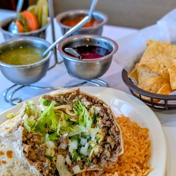 La Fiesta Restaurant - Steak burrito dinner. - Mexican Near Me - Chicago, Illinois La Fiesta Restaurant - Steak burrito dinner. - Mexican Near Me - Chicago, Illinois