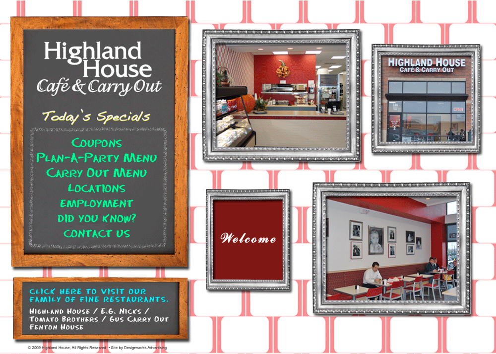 Highland House Cafe & Carry Out Logo