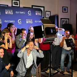 Guy Bavli - Master of the Mind - GROUP PICTURE - ENTIRE GROUP AND OFFICE LOVED IGUY BAVLI'S SHOW WHAT A MEMORY.