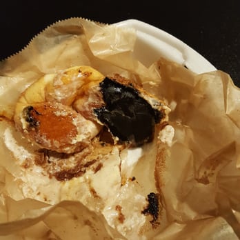 Ma Ma Olivia's Pizzeria - Cinnamon Knots.  Burned so badly it fused to the paper and was rock hard. - Pizza Near Me - Aurora, Colorado