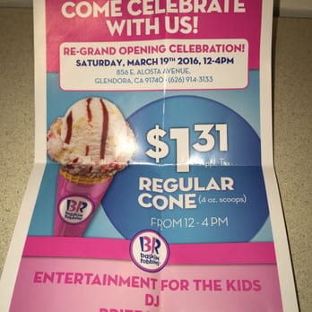 Baskin-Robbins - Under new management - Ice Cream & Frozen Yogurt Near Me - Glendora, California Baskin-Robbins - Under new management - Ice Cream & Frozen Yogurt Near Me - Glendora, California