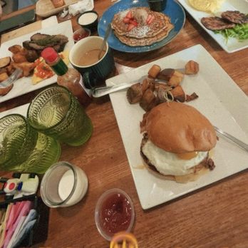 Heirloom Kitchen - Brisket breakfast sandwich - Burgers Near Me - Stockton, California Heirloom Kitchen - Brisket breakfast sandwich - Burgers Near Me - Stockton, California