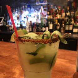 Pancho Villa Taqueria - Jalapeño Cucumber Margarita.