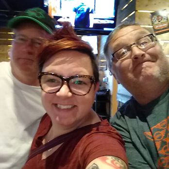 Ford's Garage Dearborn - Did Someone Say "Open Bar?"  Mike G., Ally F. and Derek F. At Ford's Garage.  9-10-19. - Burgers Near Me - Dearborn, Michigan