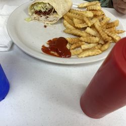Meme's Pantry - Grilled chicken wrap