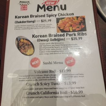 Oya Sushi & Korean Grill - Dinner - Korean Near Me - Washington, Pennsylvania Oya Sushi & Korean Grill - Dinner - Korean Near Me - Washington, Pennsylvania