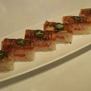 Miku - Salmon aburi oshi - Japanese Near Me - Toronto, Ontario Miku - Salmon aburi oshi - Japanese Near Me - Toronto, Ontario