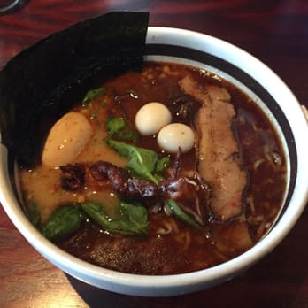 Ramen Parlor - Garlic lobster and pork ramen with soft shell crab - Ramen Near Me - San Mateo, California