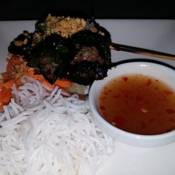 Monsoon Seattle - Bo La Lot (grilled flank steak wrapped in La Lot leaf) - Vietnamese Near Me - Seattle, Washington