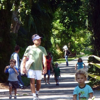The Kampong - Families arriving for Kampong Kids concert - Botanical Gardens Near Me - Coconut Grove, Florida