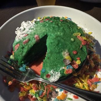 Elev8 Fun - We cut out a piece before taking the picture. Rainbow road pancake. - Arcades Near Me - Tampa, Florida Elev8 Fun - We cut out a piece before taking the picture. Rainbow road pancake. - Arcades Near Me - Tampa, Florida