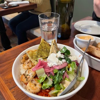 Westville Hudson - Greek Rice Bowl w/ Za'atar Grilled Shrimp (weekly special) - American Near Me - New York, New York Westville Hudson - Greek Rice Bowl w/ Za'atar Grilled Shrimp (weekly special) - American Near Me - New York, New York