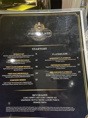 Menu photo 6 First Class Luxury Lounge GSO Greensboro, NC Menu photo 6 First Class Luxury Lounge GSO Greensboro, NC