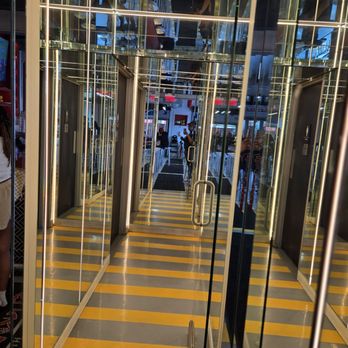 Stick Talk - Mirrored walk way to the restrooms - Japanese Near Me - Houston, Texas