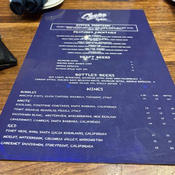The Oyster Bar - Menu - Bars Near Me - Las Vegas, Nevada The Oyster Bar - Menu - Bars Near Me - Las Vegas, Nevada