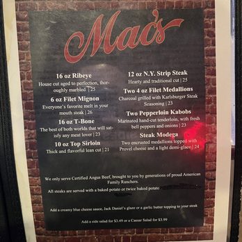 Mac's Downtown - Specials menu - American Near Me - Alton, Illinois