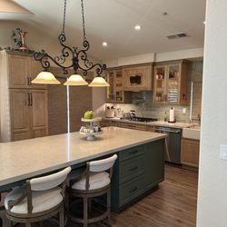 Kitchen Island and cabinets