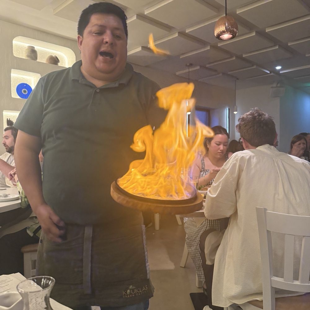 Kouklas - Saganaki - Greek Near Me - Niles, Illinois