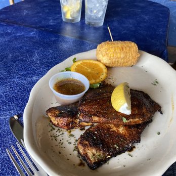 Blind Tiger - Fish and fried corn (best corn ever) - Cajun/Creole Near Me - Shreveport, Louisiana