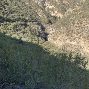 Trail Canyon Falls - Water fall in the distance. When you walk more you can see it better. Just didn't get a picture then - Hiking Near Me - Tujunga, California