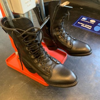 Shoe Repair - Harley Davidson boots thrifted for a major steal!! James made them go from 6.5 to 7.5 in a day. You are incredible - Shoe Repair Near Me - San Francisco, California Shoe Repair - Harley Davidson boots thrifted for a major steal!! James made them go from 6.5 to 7.5 in a day. You are incredible - Shoe Repair Near Me - San Francisco, California