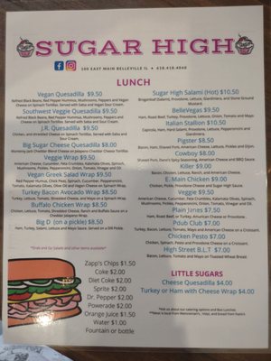 Menu photo 8 Sugar High Belleville, IL