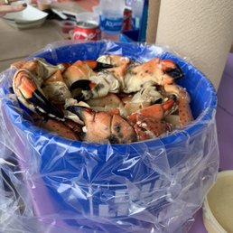 7 lbs of stone crabs! 7 lbs of stone crabs!