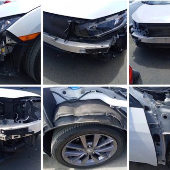 Automobile Collision Center - This is the shop taking off the parts of my vehicle that they wrecked at their business and they put the parts on my backseat - Body Shops Near Me - Hayward, California Automobile Collision Center - This is the shop taking off the parts of my vehicle that they wrecked at their business and they put the parts on my backseat - Body Shops Near Me - Hayward, California