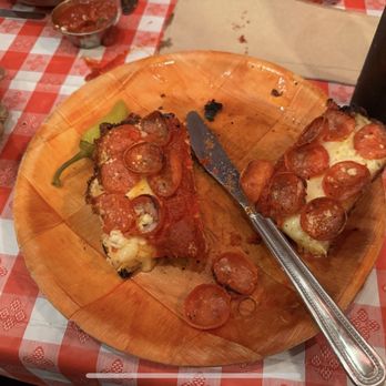 Ace's Pizza - At the table. Pizza! - Pizza Near Me - New York, New York