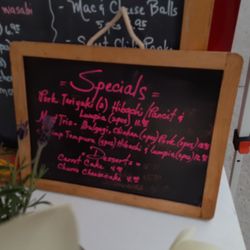 On The Flip Side - Menu