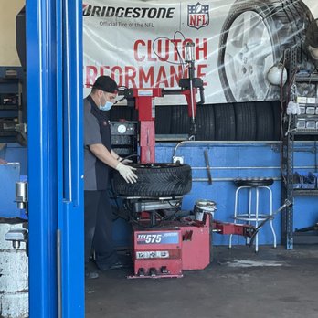 Bruce's Tire & Auto Service - Manuel flipping my directional tire - Tires Near Me - San Jose, California Bruce's Tire & Auto Service - Manuel flipping my directional tire - Tires Near Me - San Jose, California