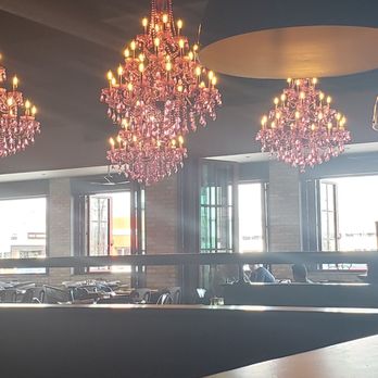 Culinary Dropout - Pink chandeliers - New American Near Me - Indianapolis, Indiana Culinary Dropout - Pink chandeliers - New American Near Me - Indianapolis, Indiana