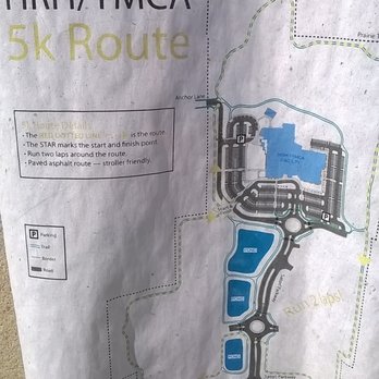 Hendricks Regional Health YMCA - for those who want to track their distances, a course is shown in the kiosk - Gyms Near Me - Avon, Indiana
