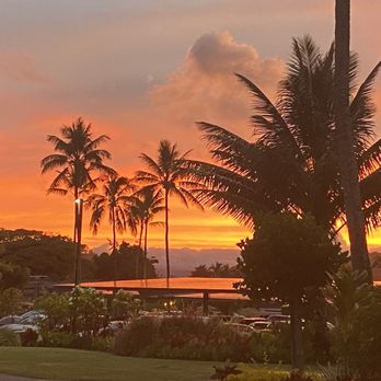 Hukilau Lanai - Sunset view from our table. - Seafood Near Me - Kapaa, Hawaii Hukilau Lanai - Sunset view from our table. - Seafood Near Me - Kapaa, Hawaii