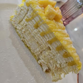 Prince Tea House - Mango crepe cake - Tea Rooms Near Me - Colonie, New York